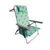 Snow Joe Bliss Hammocks Folding Beach Chair W Towel Rack BBC-352-PT